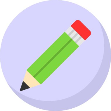 Kalem. Web simgesi basit illüstrasyon  