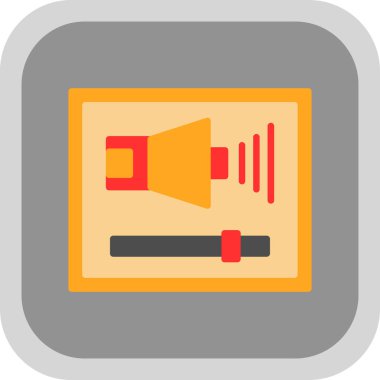 vektör sözcüsü Simgesi illüstrasyonu 