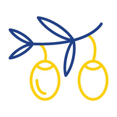 Mavi fiyonklu sarı paskalya yumurtaları.