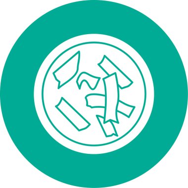 Gıda simgesinin vektör illüstrasyonu