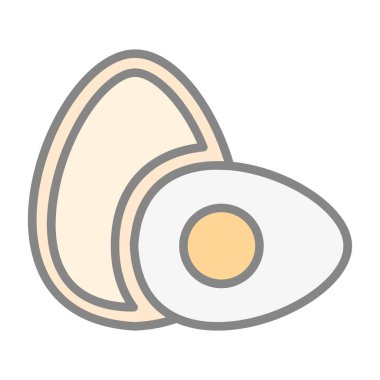 Yumurta Simgesi, Vektör illüstrasyonu 