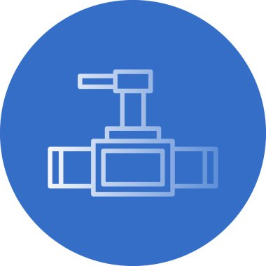 Modern oto tamir simgesinin vektör illüstrasyonu