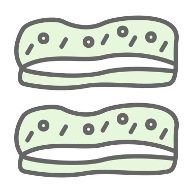 vektör yiyecek simgesinin