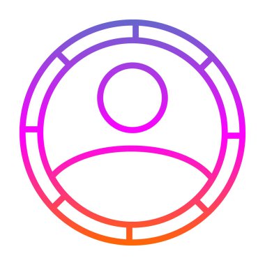 Modern bir simgenin vektör illüstrasyonu