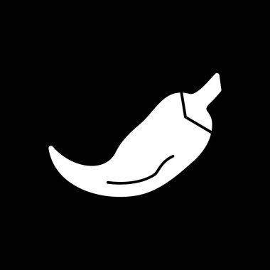 chili pepper simge vektör illüstrasyonu 