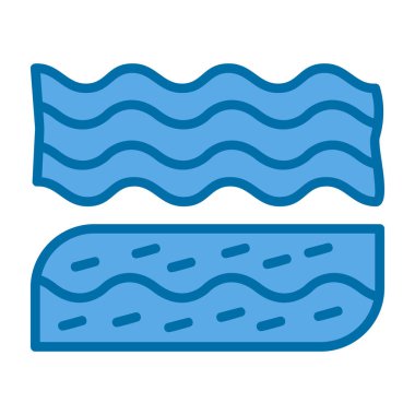 iki - renk simgesi, vektör illüstrasyonu