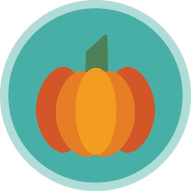 Pumpkin web icon vector illustration