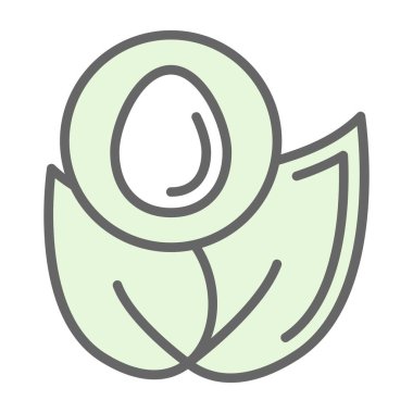 Bir karikatür çiçeğinin vektör çizimi