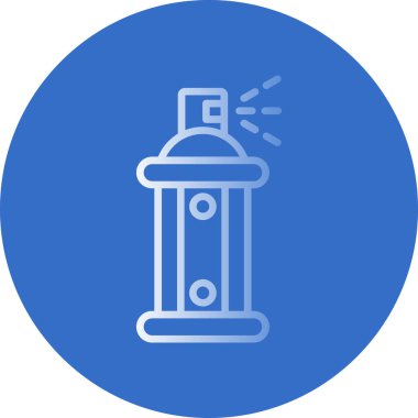 Sprey boya kutusu simgesi basit illüstrasyon