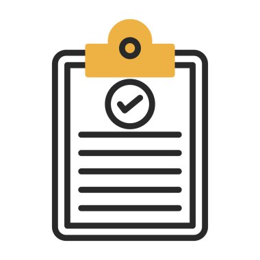 Basit düz pano simgesi vektör çizimi 