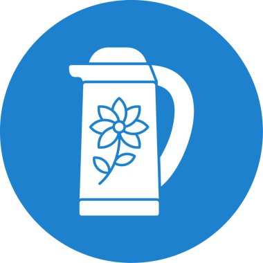 Çiçek. Web simgesi basit tasarım