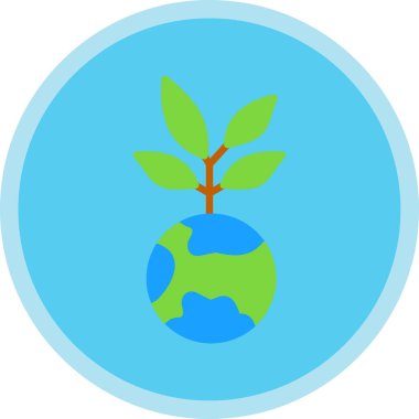 toprak simgesi vektör illüstrasyonu