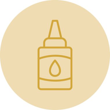 Yapıştırıcı web simgesi, basit vektör illüstrasyonu