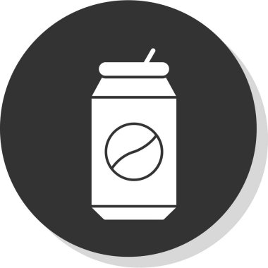 Tek izole içmek simge vektör çizim