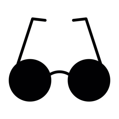 gözlük simgesi, vektör illüstrasyonu 