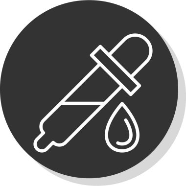 Düz Bırakıcı satırı ve biçim simgesi tasarımı