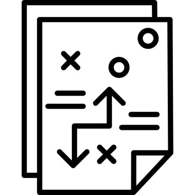 belge web simgesi vektör illüstrasyonu