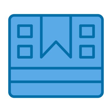 Paket kutusu simgesi, vektör illüstrasyonu 