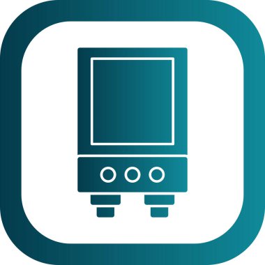 vektör lcd simgesi illüstrasyonu