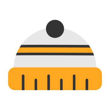 Şapka simgesi vektör illüstrasyonu