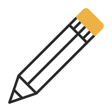 Kalem. Web simgesi basit illüstrasyon  