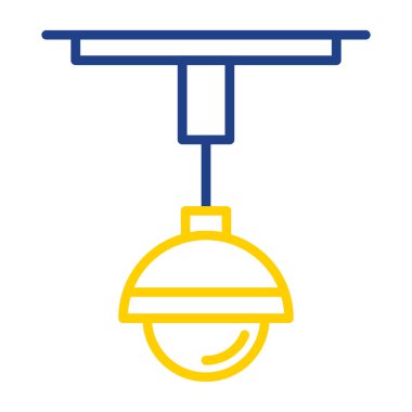 Yapı vinci simgesi vektör çizimi çizimi