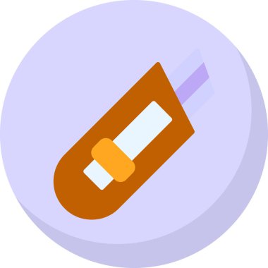 Cutter ağ simgesi vektör illüstrasyonu