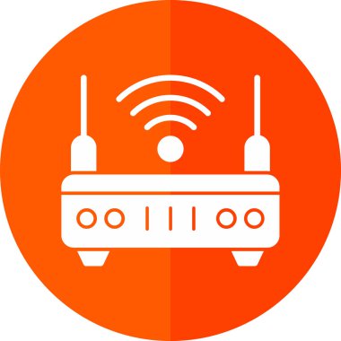 wifi internet yönlendirici vektör çizimi 