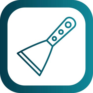 Modern Scraper simgesinin vektör illüstrasyonu           