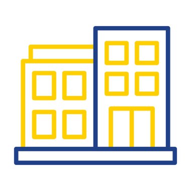 modern yapı web simgesi, vektör illüstrasyonu