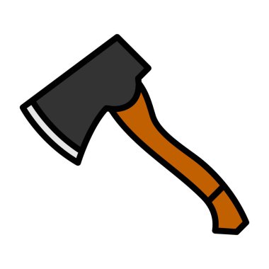 karikatür baltası çizim vektörü