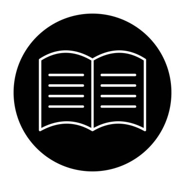 El kitabı simgesi vektör illüstrasyonu