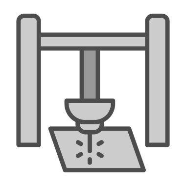 Lazer ağ simgesi vektör illüstrasyonu