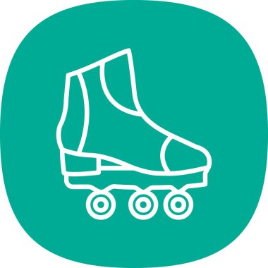 paten ayakkabı vektör simgesi