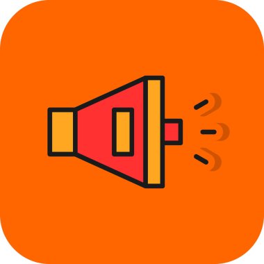 vektör sözcüsü Simgesi illüstrasyonu 