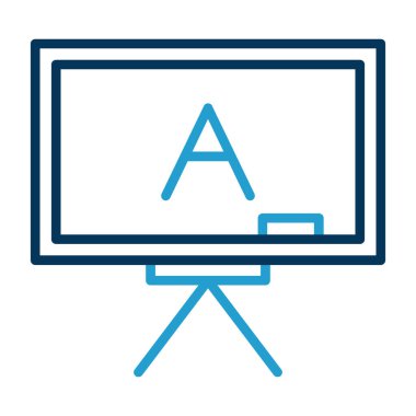 bilgisayar ekranı simgesi, vektör illüstrasyonu