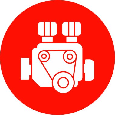 araba simgesi vektör illüstrasyonu