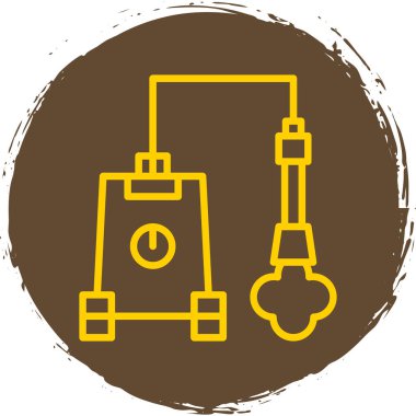 Çizgi film simgesinin vektör çizimi