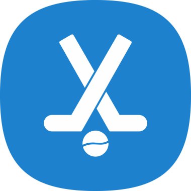 Modern Hokey simgesinin vektör çizimi                          