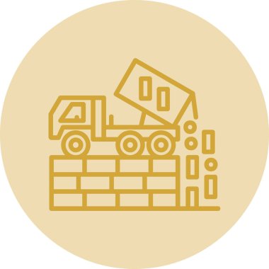 Modern simgenin vektör illüstrasyonu