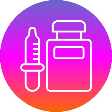 İlaç tarzında vektör modern simge