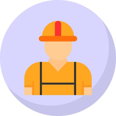 Miğfer vektör illüstrasyonlu mimar. 