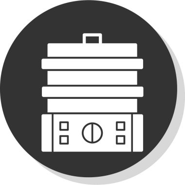 Bavul ve bagaj simgesi, basit stil.