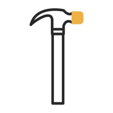 Çekiç sembolü vektör illüstrasyonu                                            