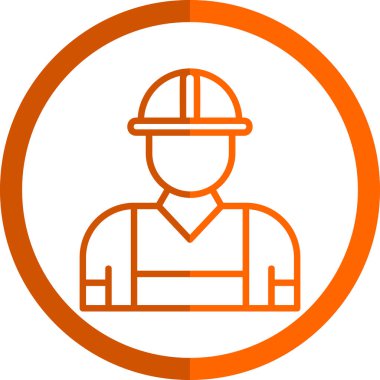 Miğfer vektör illüstrasyonlu mimar. 