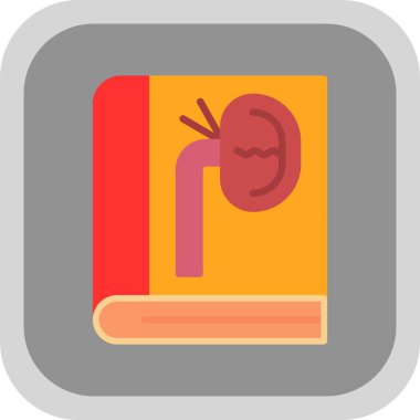 Kitap simgesinin vektör illüstrasyonu 