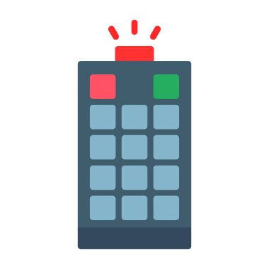 hesap makinesi düz simgesi