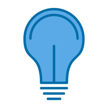 ampul izole edilmiş simge tasarımı, vektör illüstrasyonu 