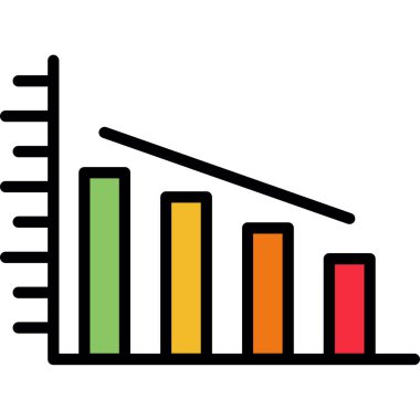 Grafik. Web simgesi basit illüstrasyon 