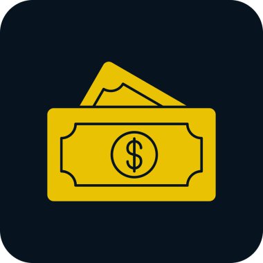 Para için. Web simgesi basit illüstrasyon 